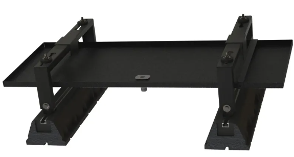 PAW-GRDSTD940 Czarna podstawa do jednostki zewnętrznej z tacą ociekową szer. 940 mm