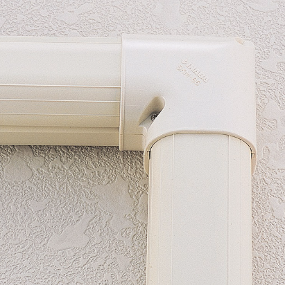 SKM-77-A INABA DENKO Kolanko 90st 68x82 - Ciemnoszary