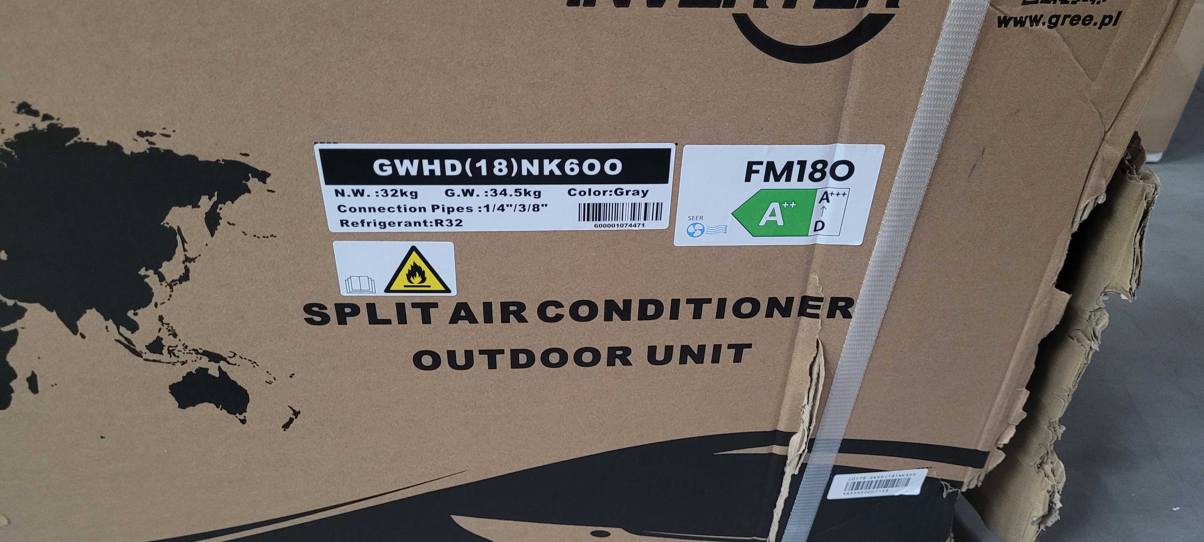 GWHD(18)NK6OO-1 GREE Multi Free Match 5,3kW (j. zew. R32) NEW